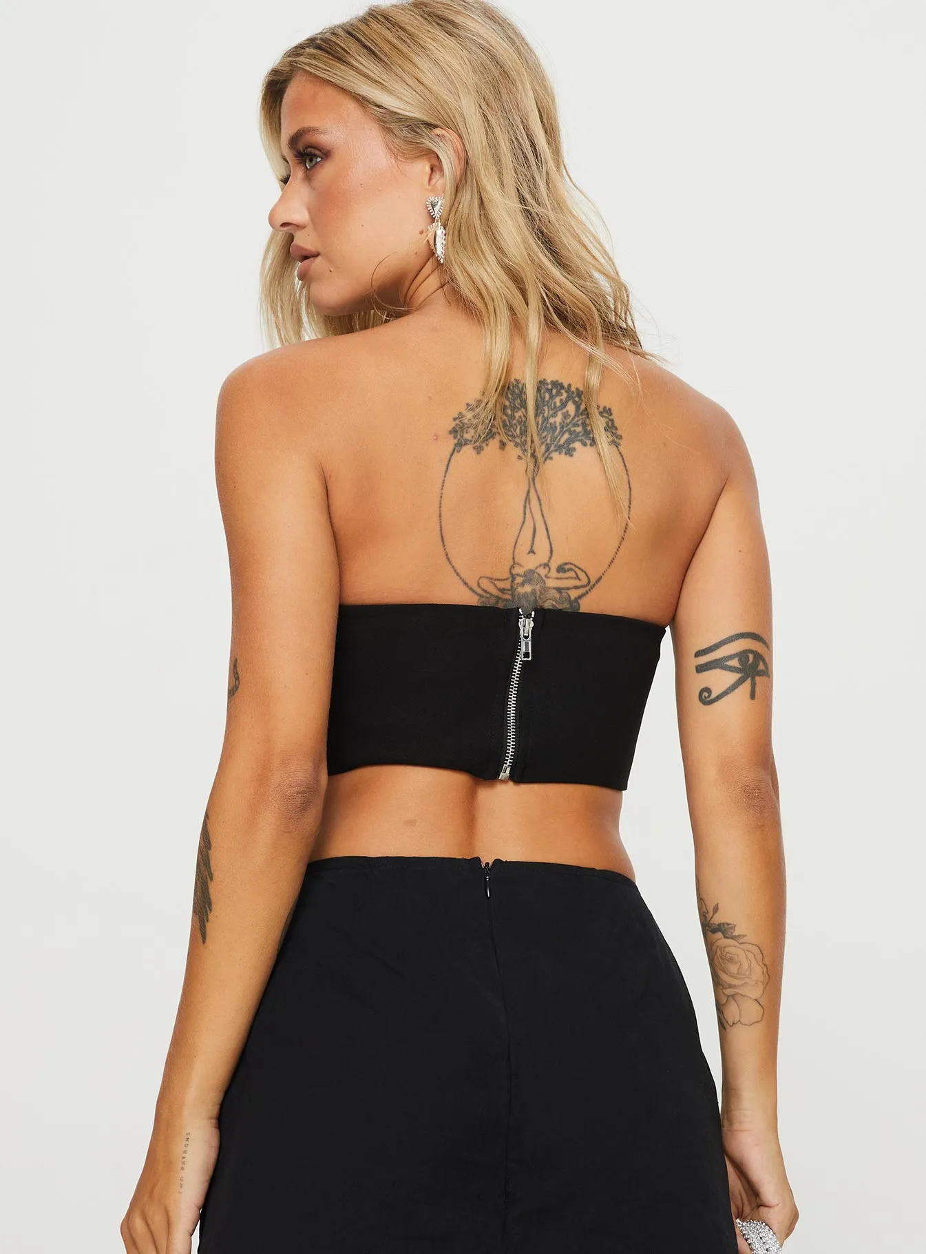 Rondi Strapless Top Black sold by Princess Polly product image thumbnail 4