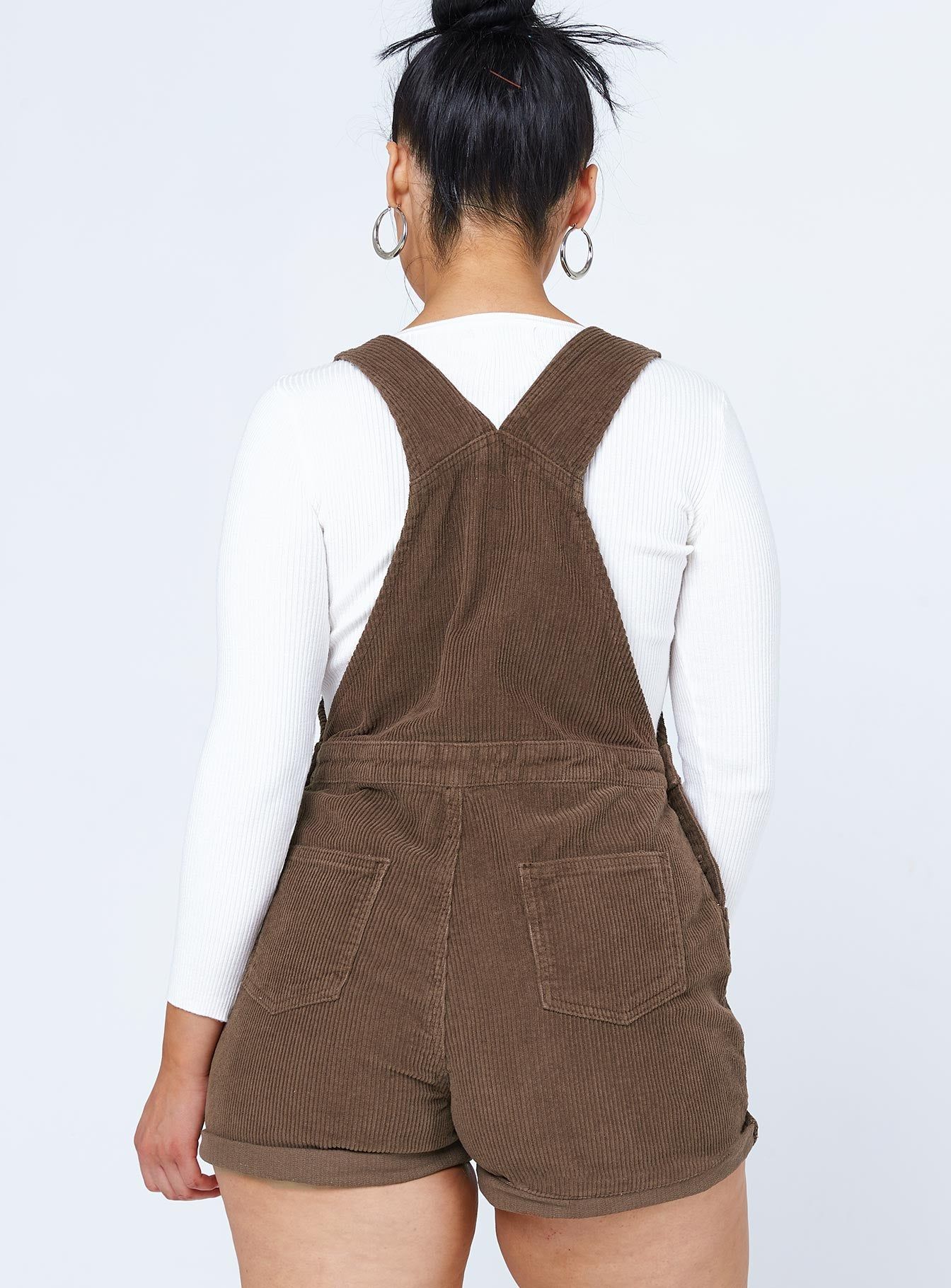 Kacey Overalls Brown sold by Princess Polly product image thumbnail 4