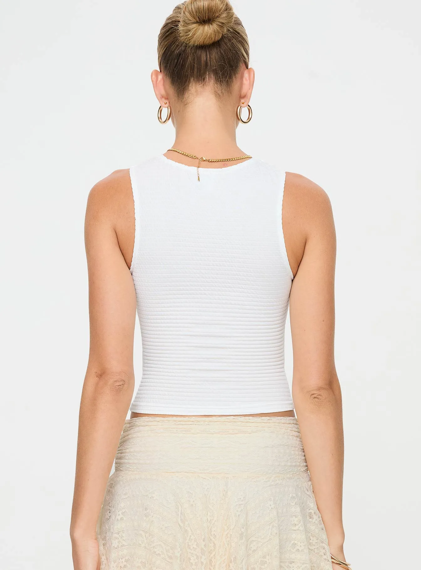 Oh So Sweet Top White sold by Princess Polly product image thumbnail 5