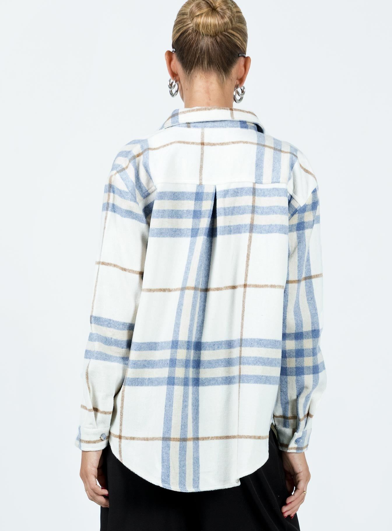 Mcormick Shirt White / Blue sold by Princess Polly product image thumbnail 5