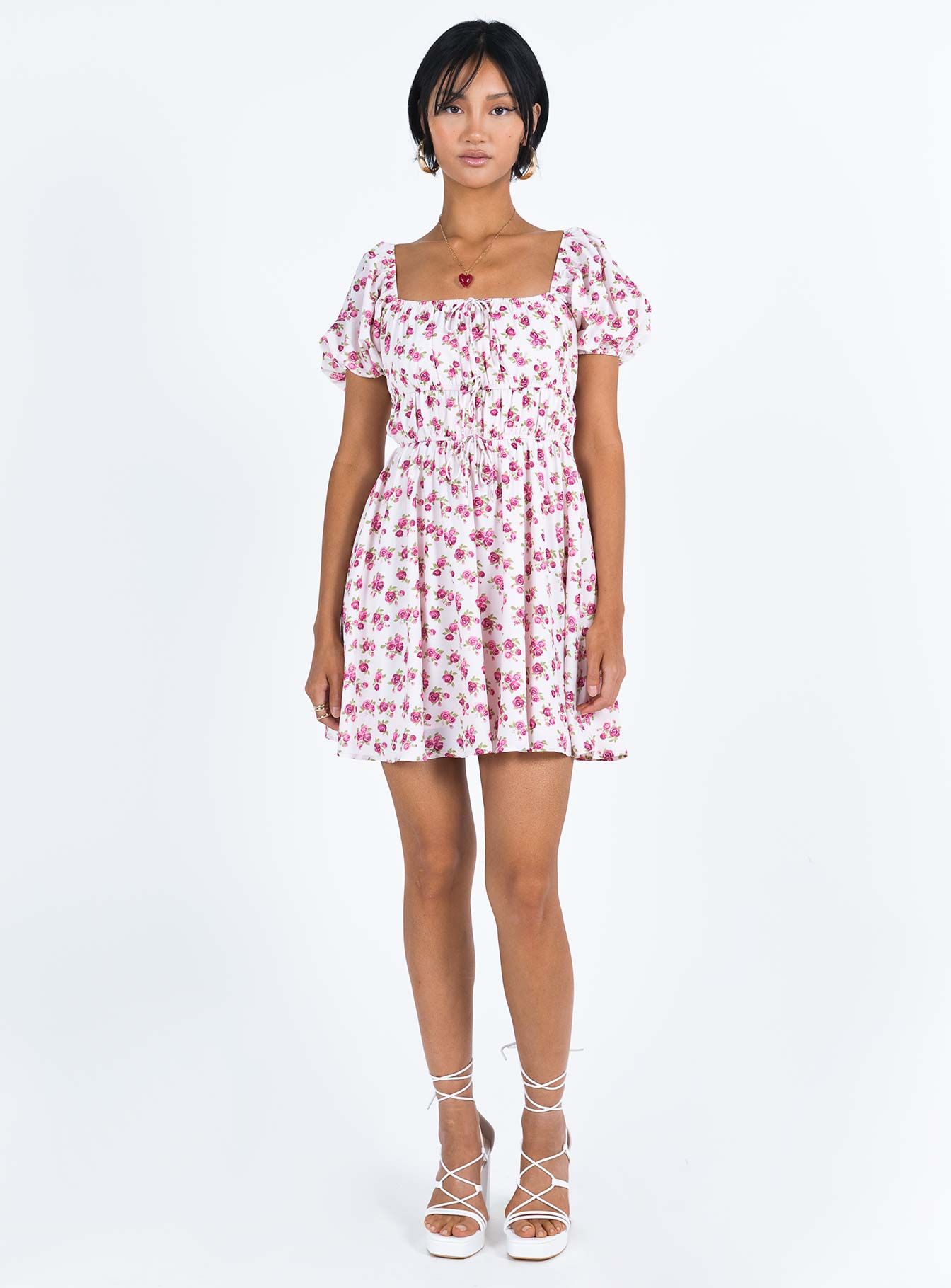 Kenny Mini Dress Pink Floral sold by Princess Polly product image thumbnail 3