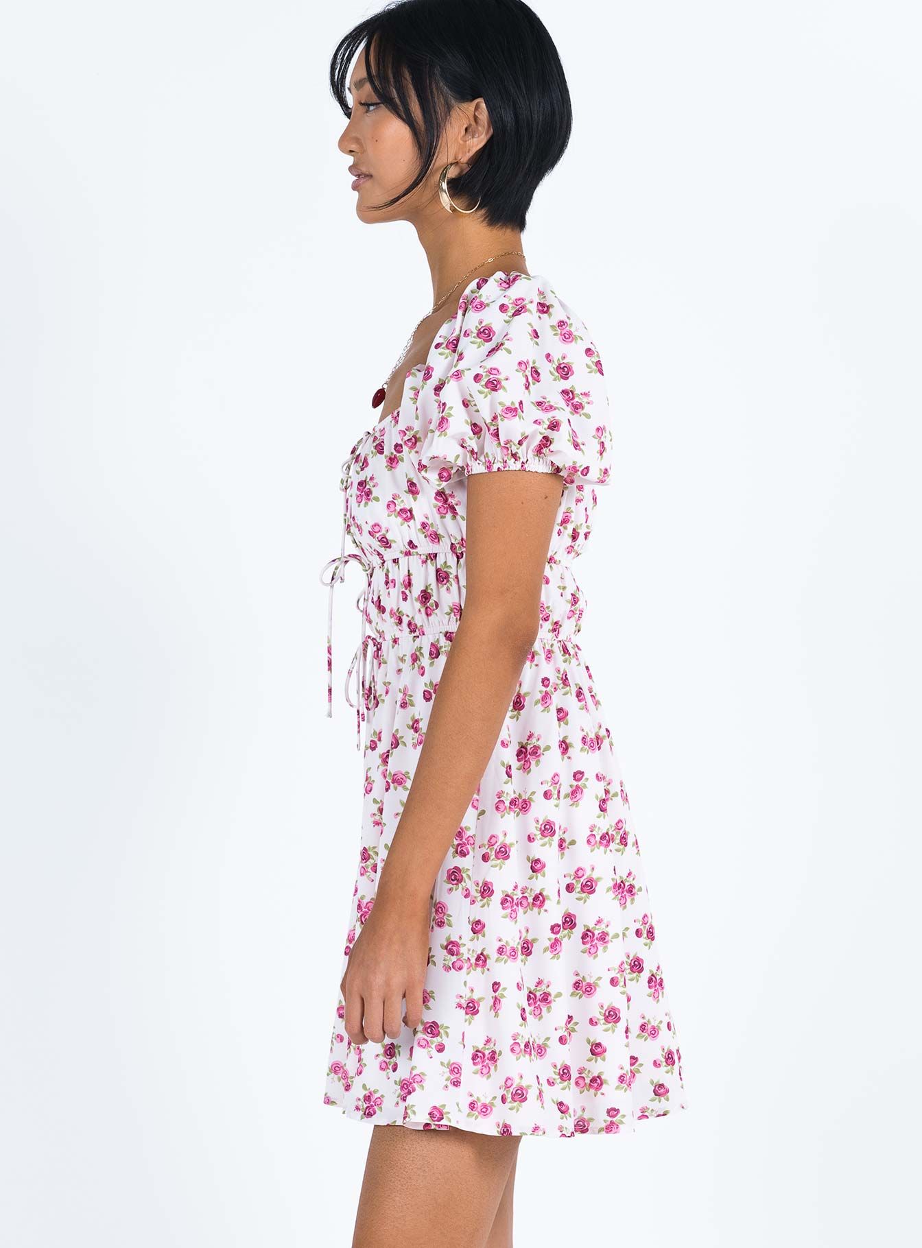 Kenny Mini Dress Pink Floral sold by Princess Polly product image thumbnail 4