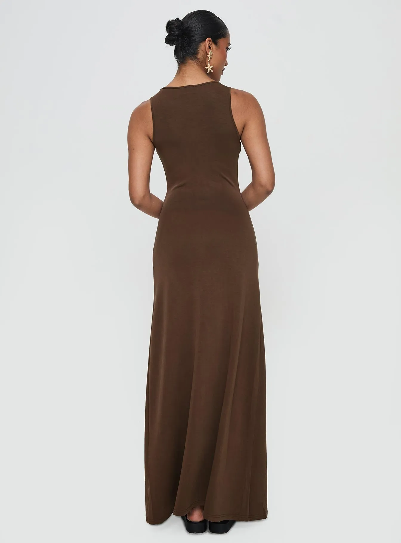 Sanur Maxi Dress Brown sold by Princess Polly product image thumbnail 5