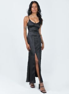 Carol Maxi Dress Black sold by Princess Polly