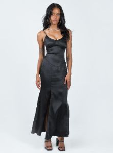 Carol Maxi Dress Black sold by Princess Polly