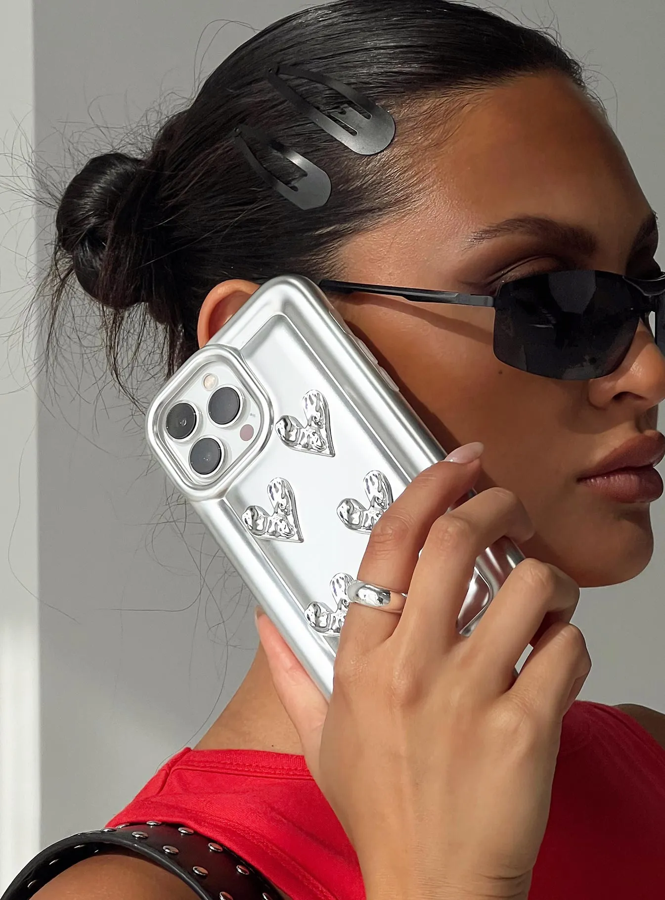Ginevra iPhone Case Silver sold by Princess Polly