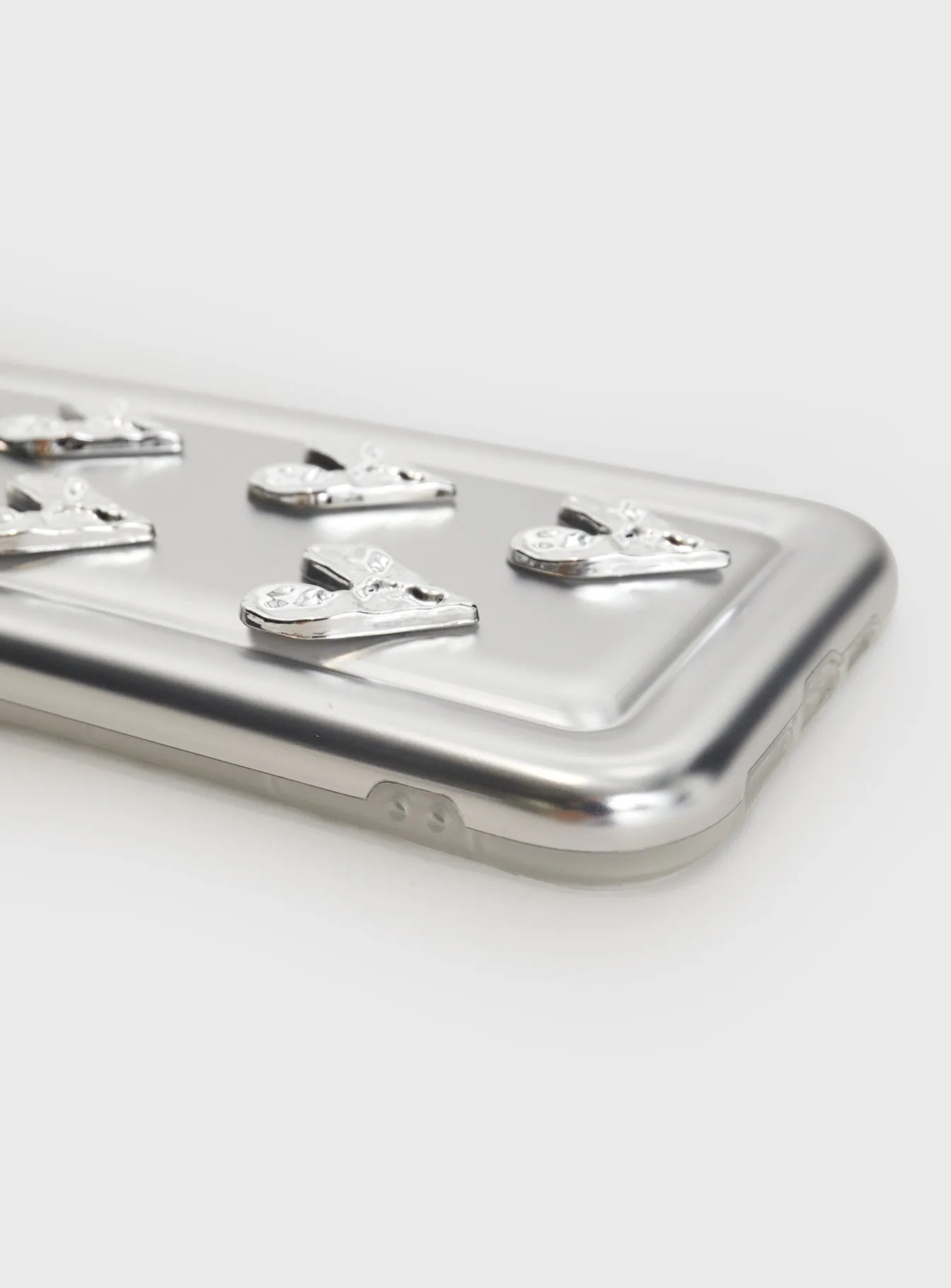 Ginevra iPhone Case Silver sold by Princess Polly product image thumbnail 3