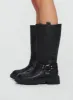 Achillies Riding Boots Black sold by Princess Polly
