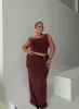 Whiley Maxi Skirt Mauve Curve sold by Princess Polly