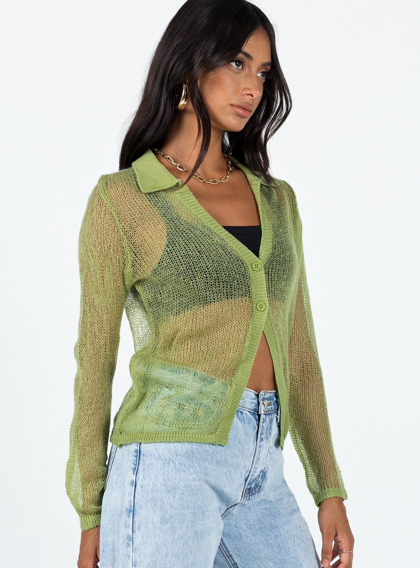 Mariam Shirt Green sold by Princess Polly product image thumbnail 4