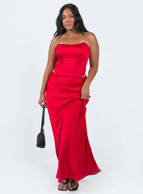 Zinny Set Red made by Princess Polly