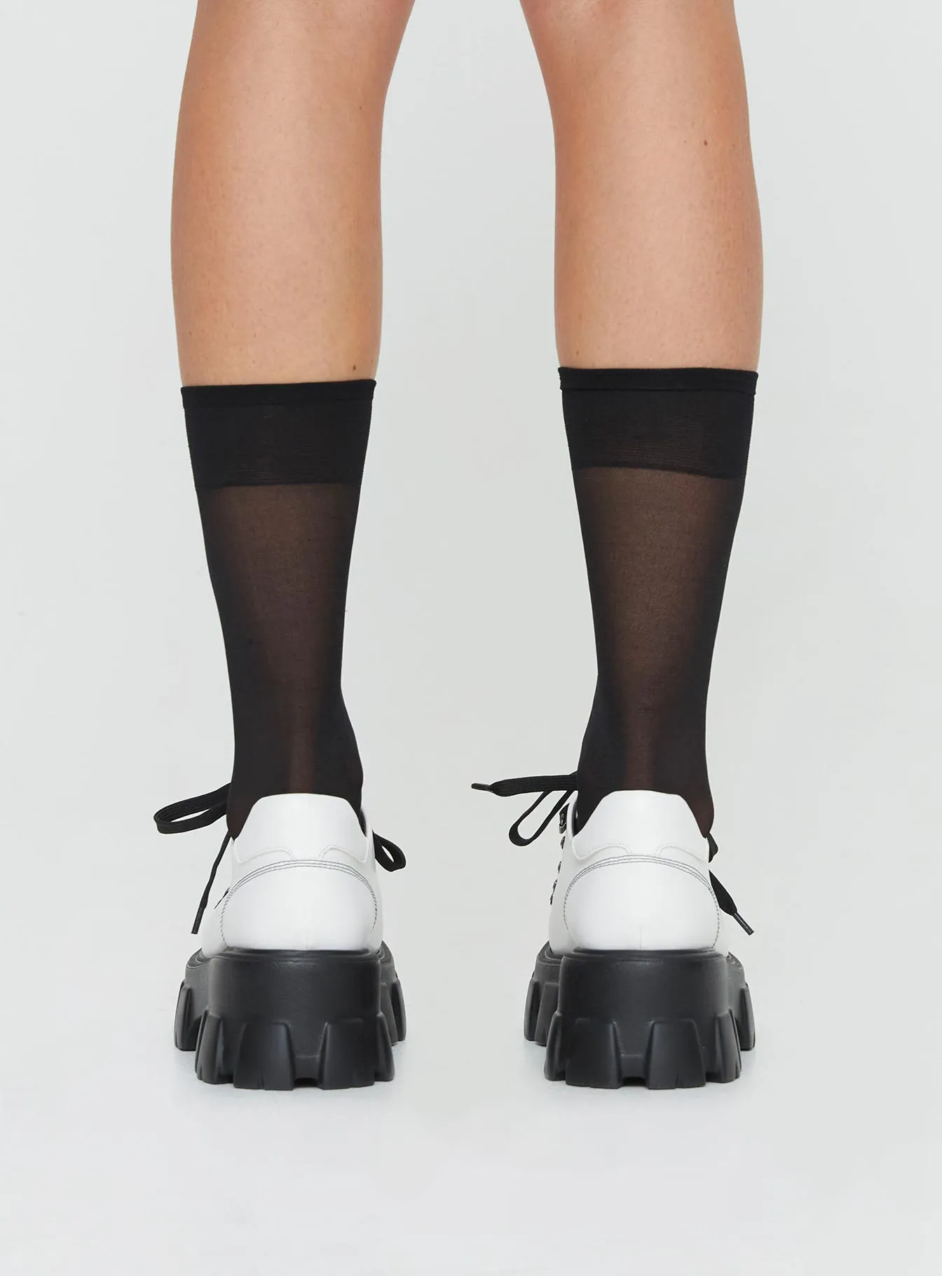 Jacquline Loafers Black & White sold by Princess Polly product image thumbnail 4