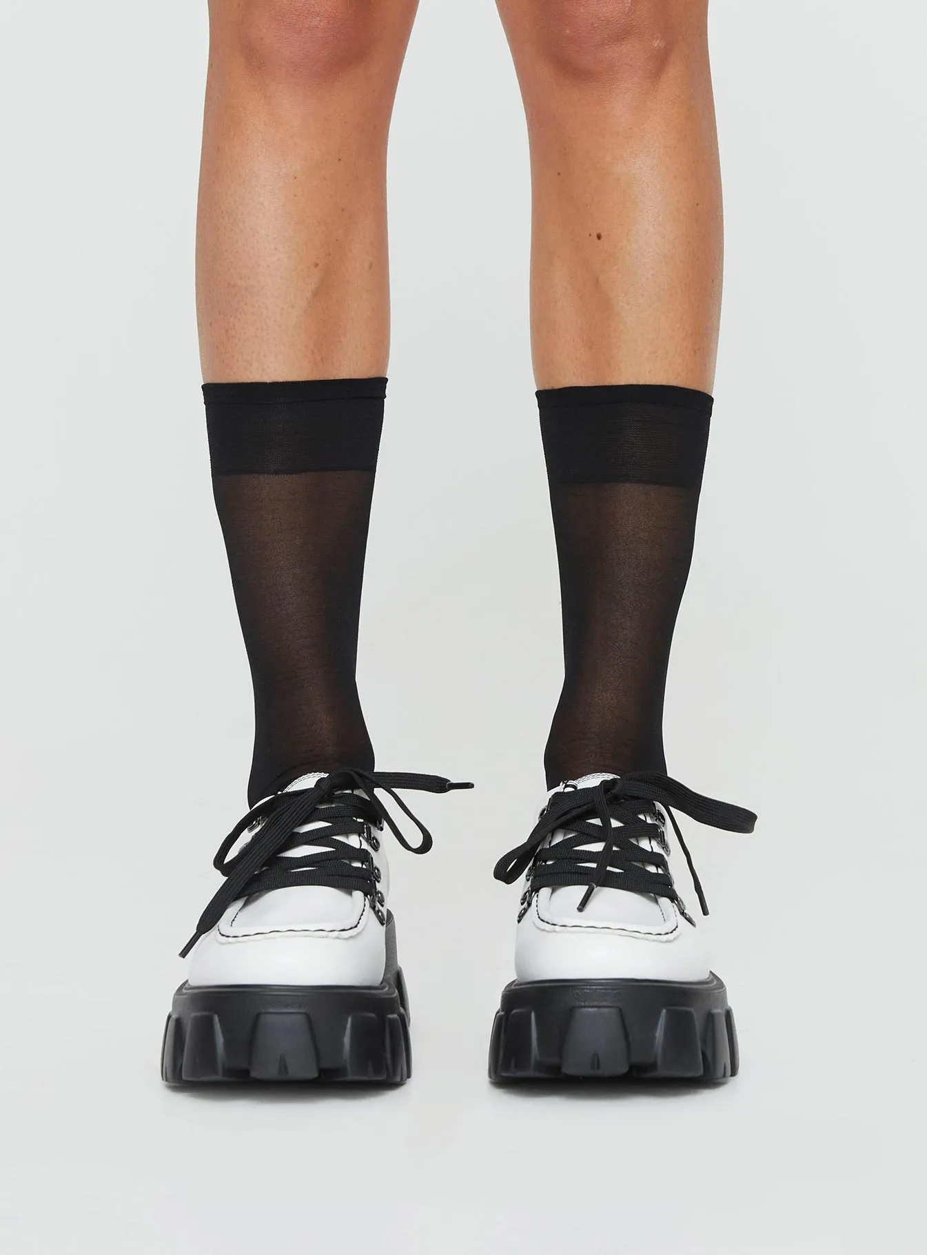 Jacquline Loafers Black & White sold by Princess Polly product image thumbnail 2