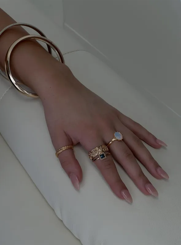 Market Jewels Ring Pack Gold sold by Princess Polly