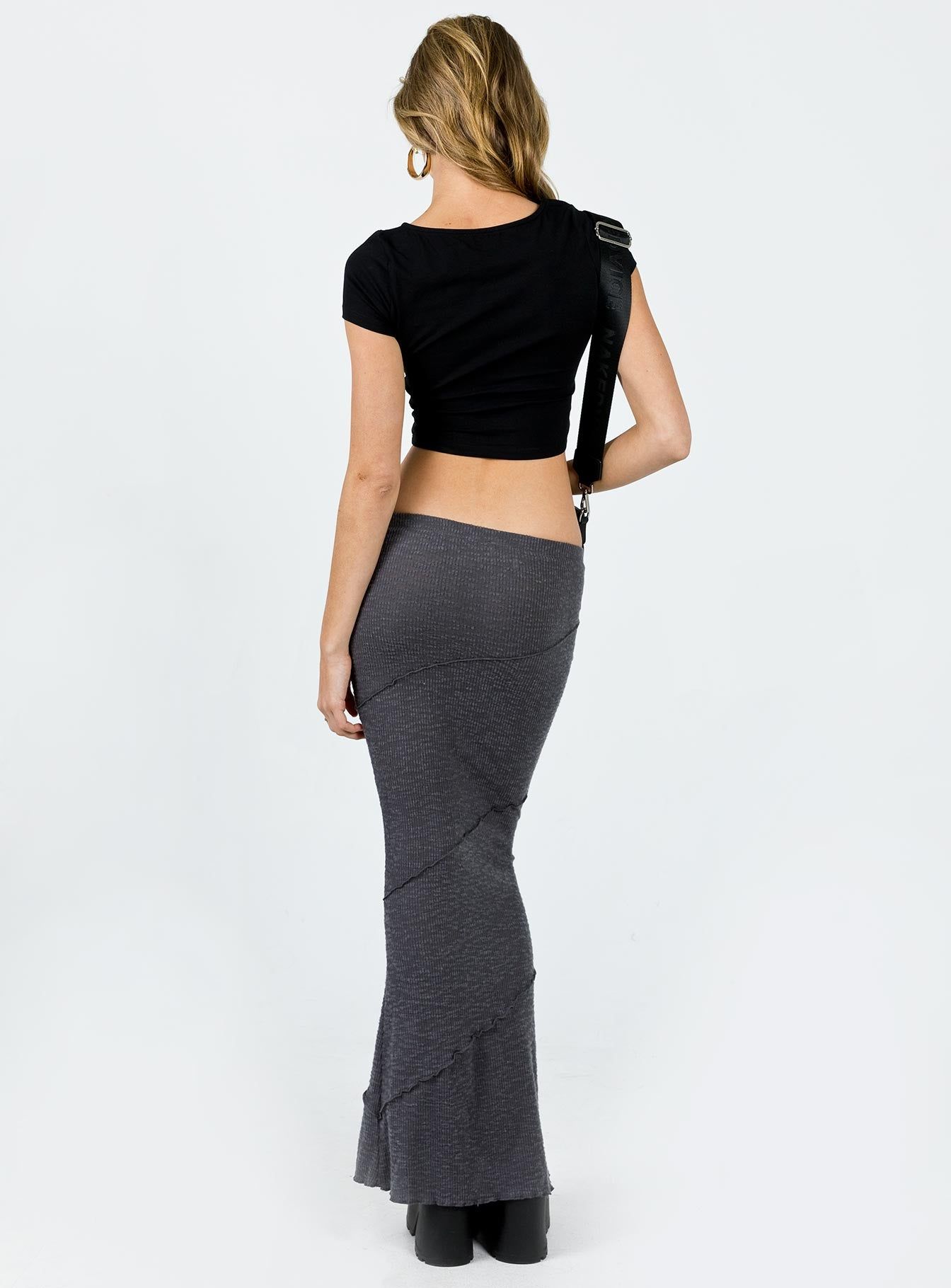 Oscar Maxi Skirt Grey sold by Princess Polly product image thumbnail 5