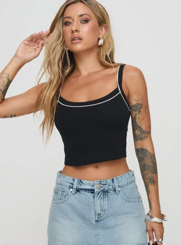 Pippen Top Black sold by Princess Polly