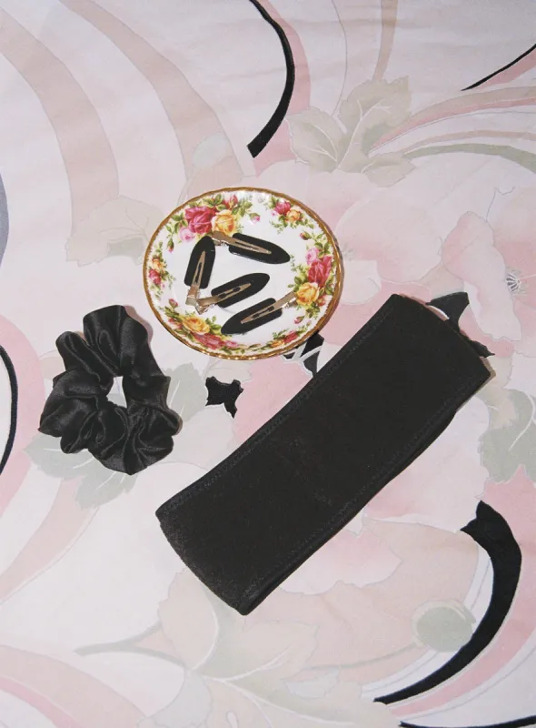 Self Care Hair Accessories Pack Black sold by Princess Polly