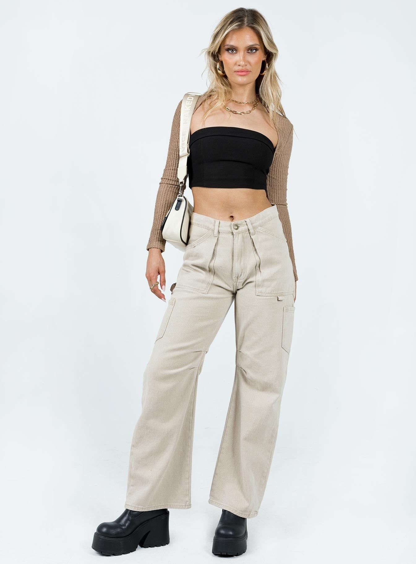 Jaynee Bolero Camel sold by Princess Polly product image thumbnail 3