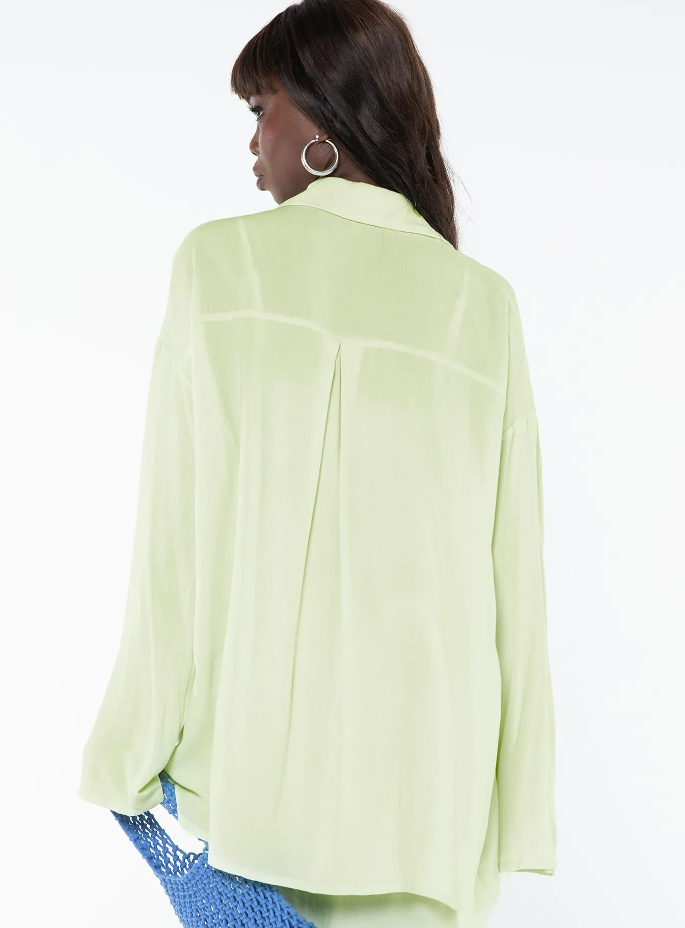 Freda Shirt Lime sold by Princess Polly product image thumbnail 5