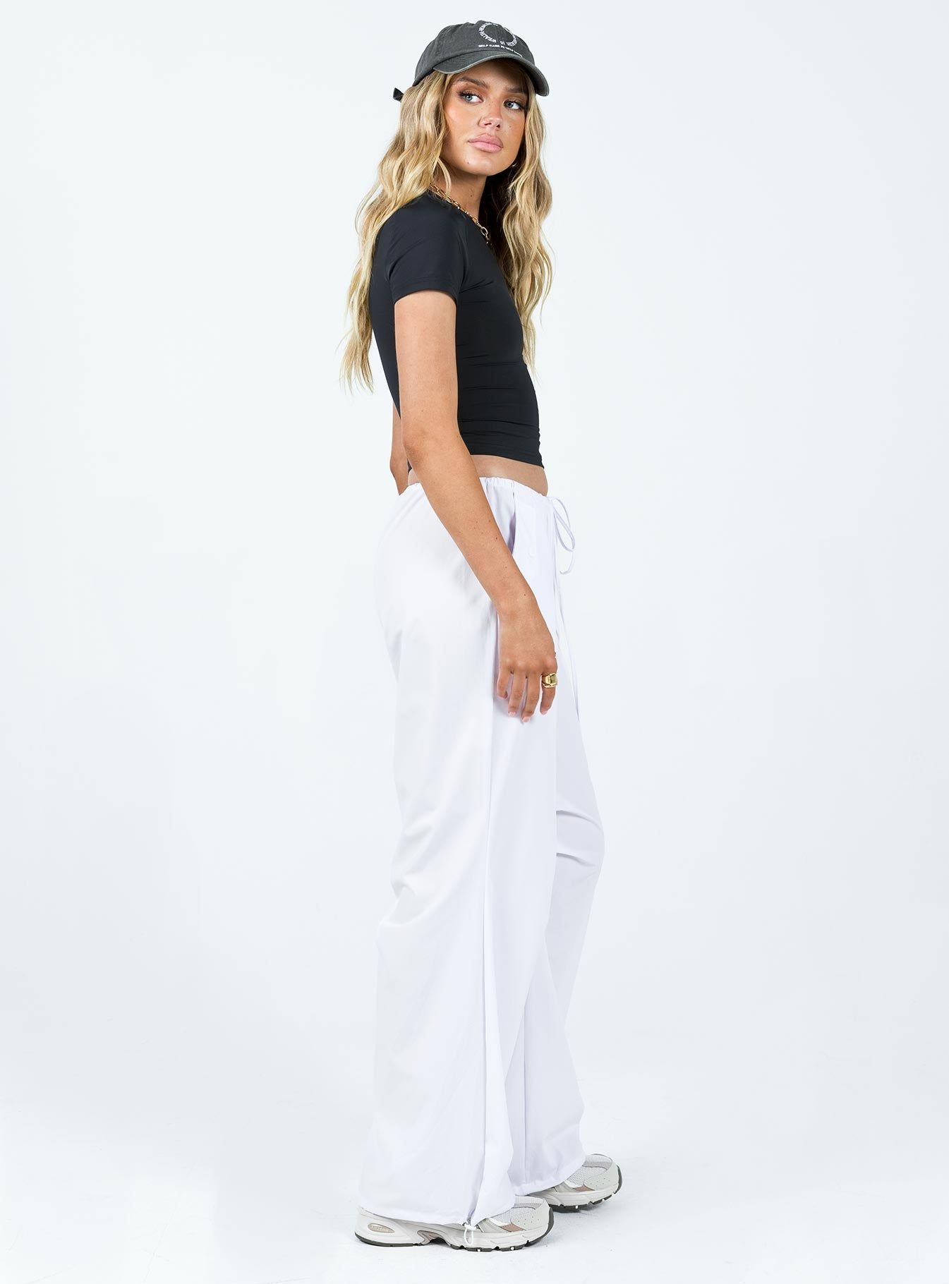 Snow Parachute Pants White sold by Princess Polly product image thumbnail 4