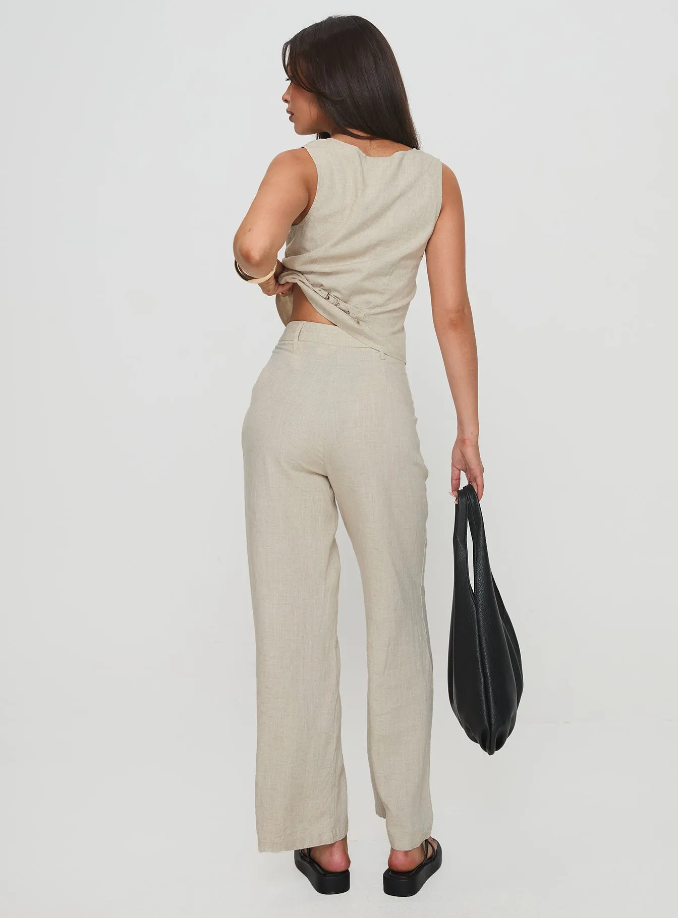 Sofi Pants Beige sold by Princess Polly product image thumbnail 5