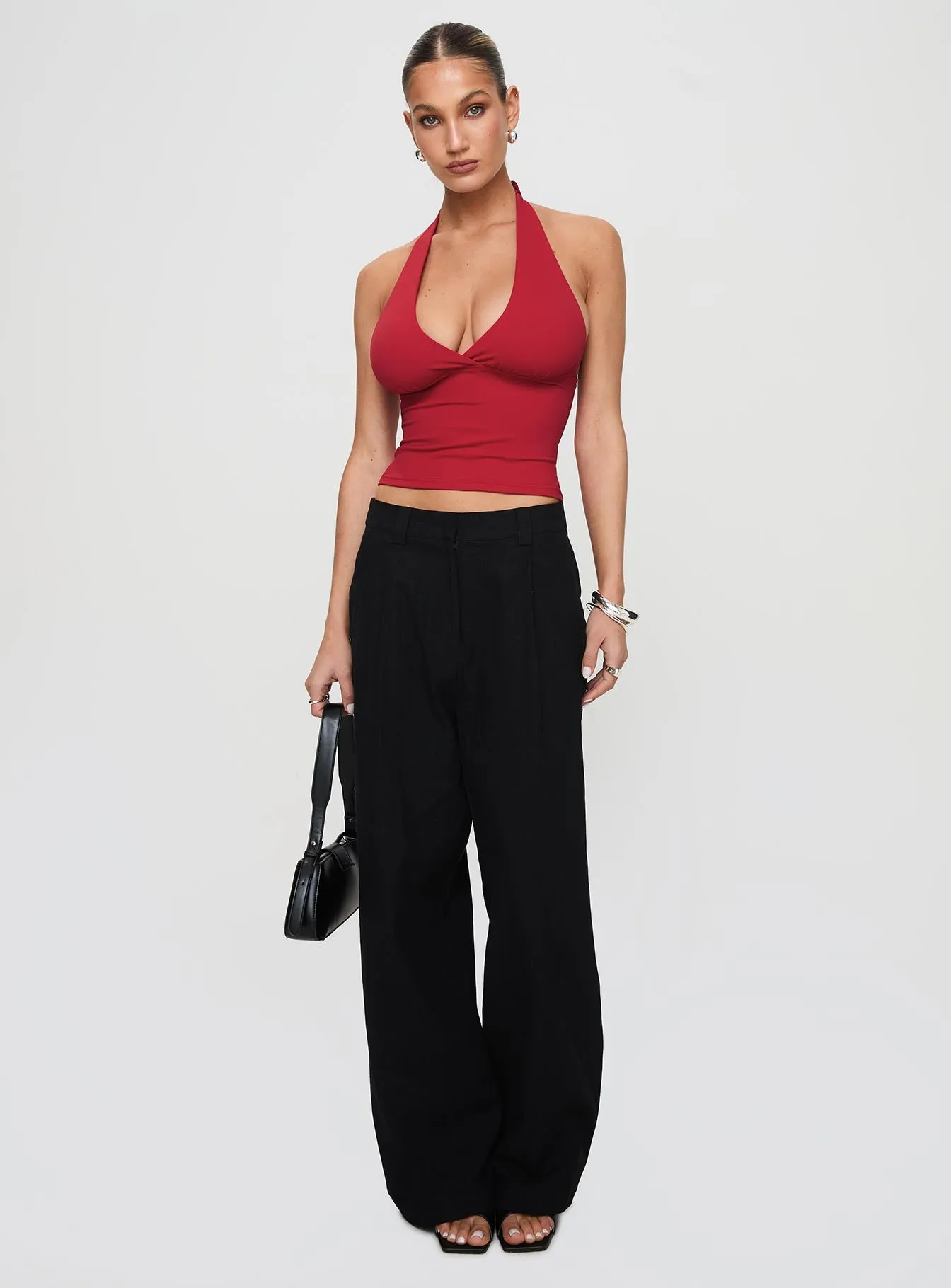 Whimsy Halter Top Red sold by Princess Polly product image thumbnail 3