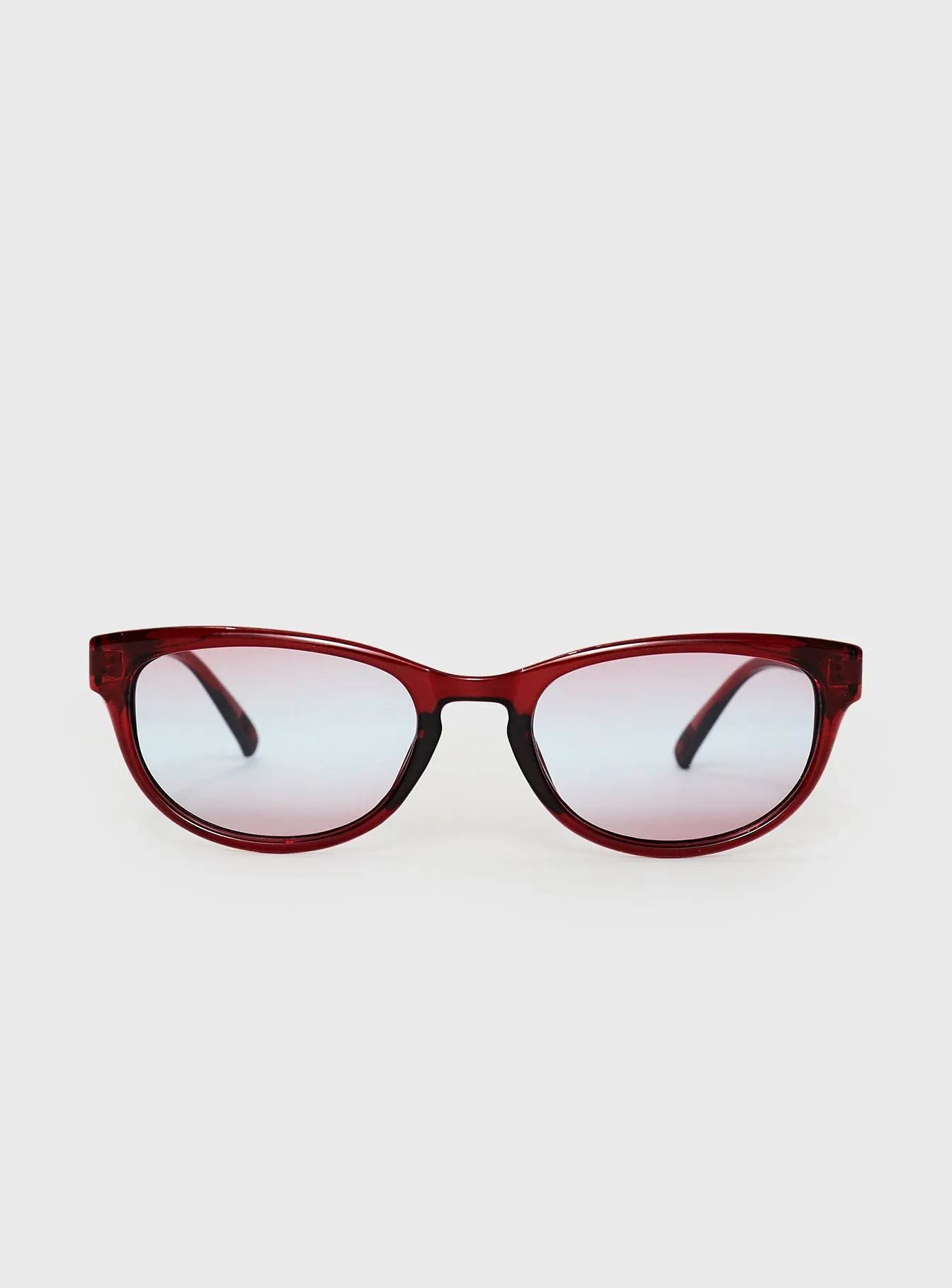 Iker Sunglasses Red sold by Princess Polly product image thumbnail 2