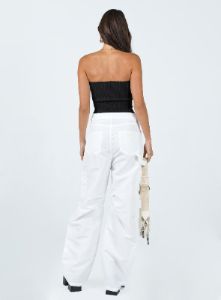 Miami Vice Swish Pant Ghost White sold by Princess Polly