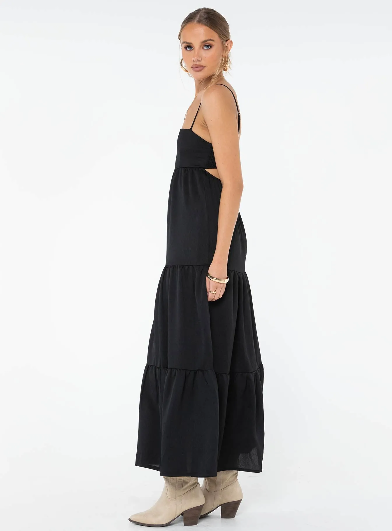 Dunster Maxi Dress Black sold by Princess Polly product image thumbnail 4