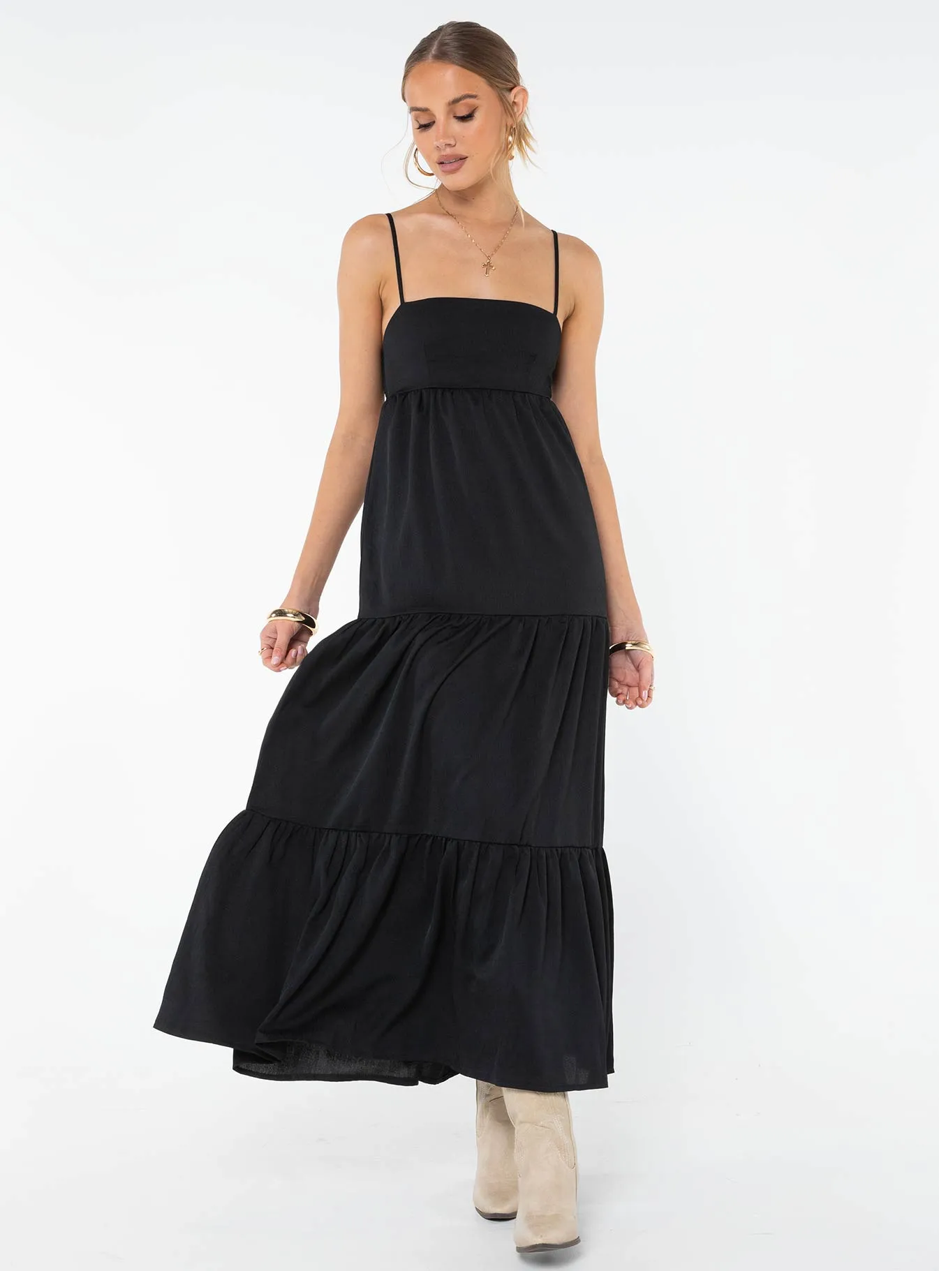 Dunster Maxi Dress Black sold by Princess Polly product image thumbnail 2