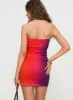 Rosalina Mini Dress Sunset Ombre sold by Princess Polly