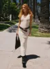 Fransson Maxi Dress Cream sold by Princess Polly