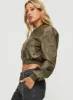 Allure Bomber Jacket Ash sold by Princess Polly