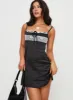 Dorisa Mini Dress Black sold by Princess Polly