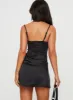 Dorisa Mini Dress Black sold by Princess Polly