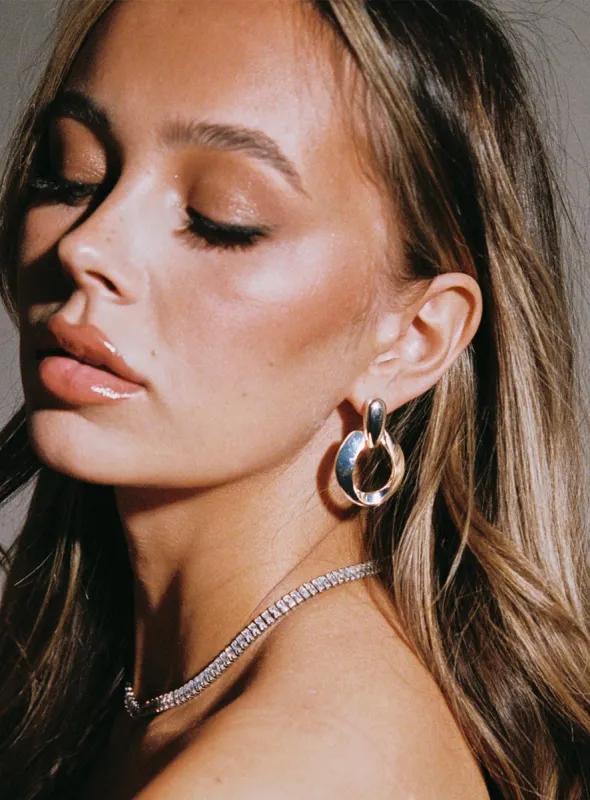 Dallia Earrings Silver sold by Princess Polly