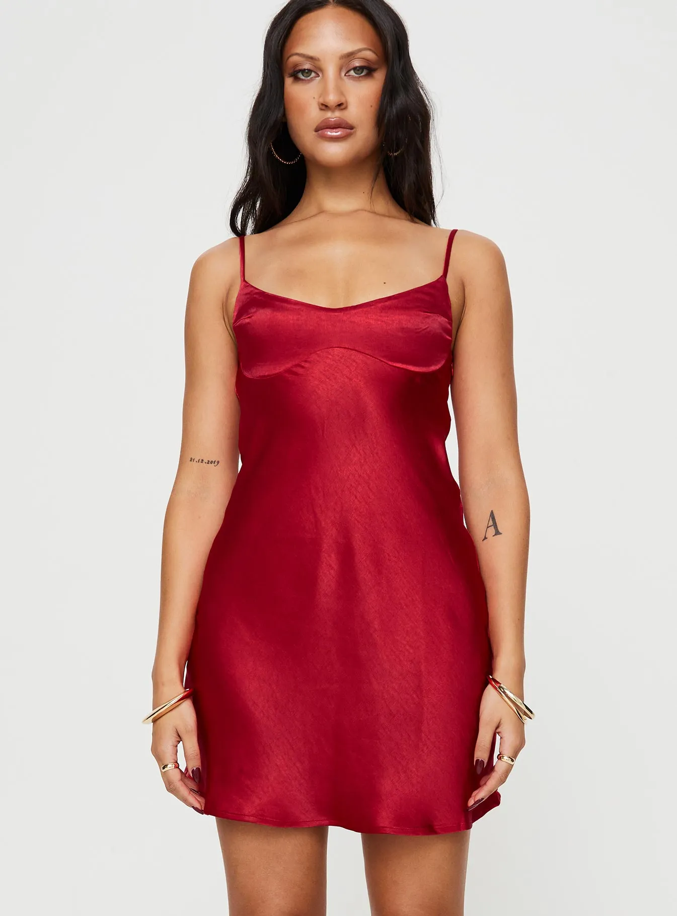 Jazelle Mini Dress Red sold by Princess Polly product image thumbnail 4