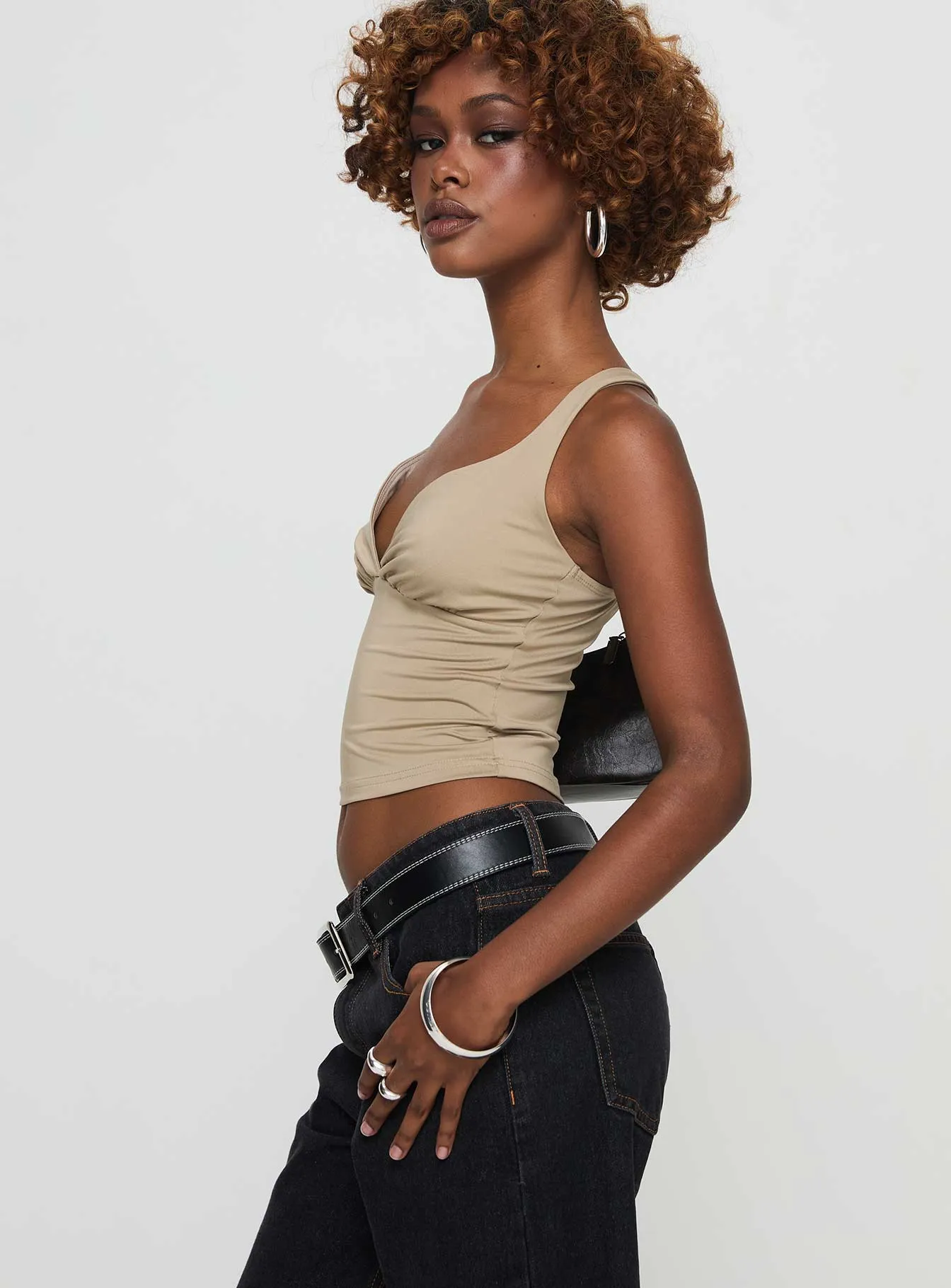 Wandella Tank Beige sold by Princess Polly product image thumbnail 4