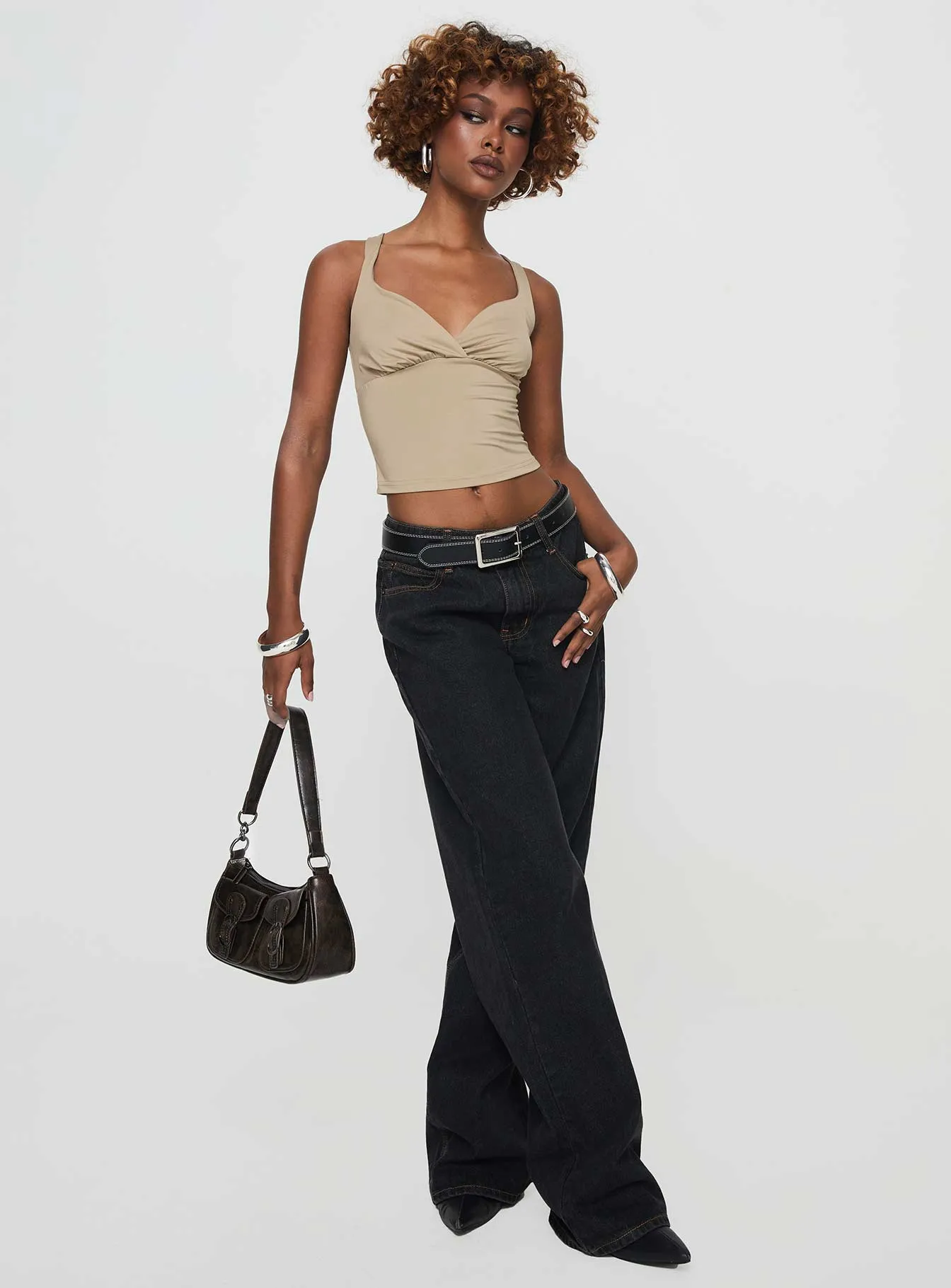 Wandella Tank Beige sold by Princess Polly product image thumbnail 3