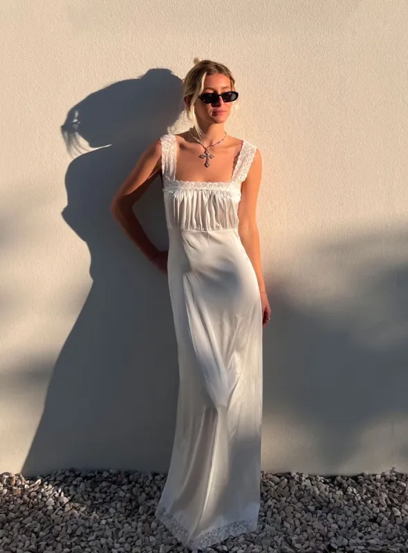 Ballerina Vintage Maxi Dress Porcelain sold by Princess Polly