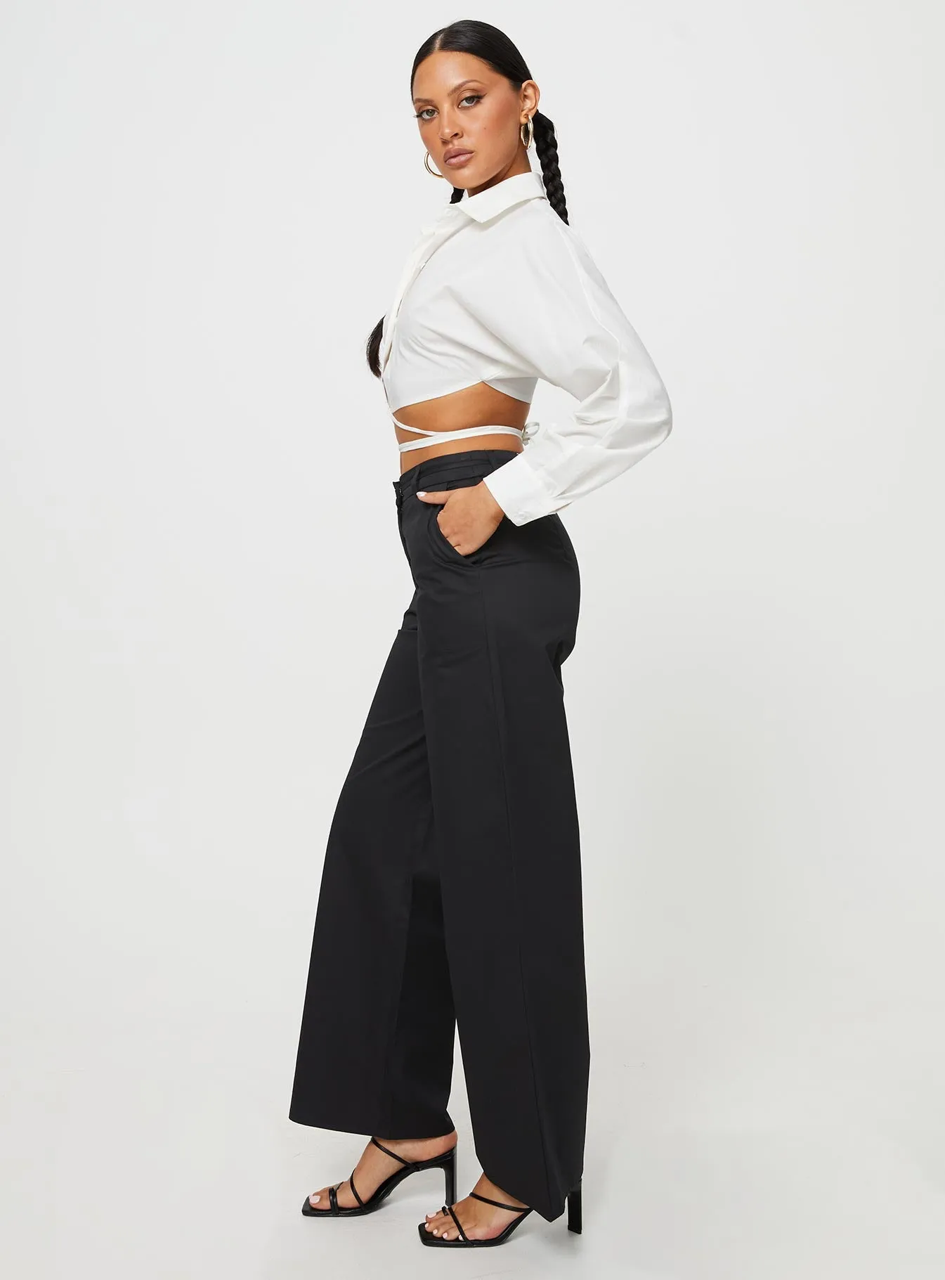 Saltford Pants Black sold by Princess Polly product image thumbnail 4