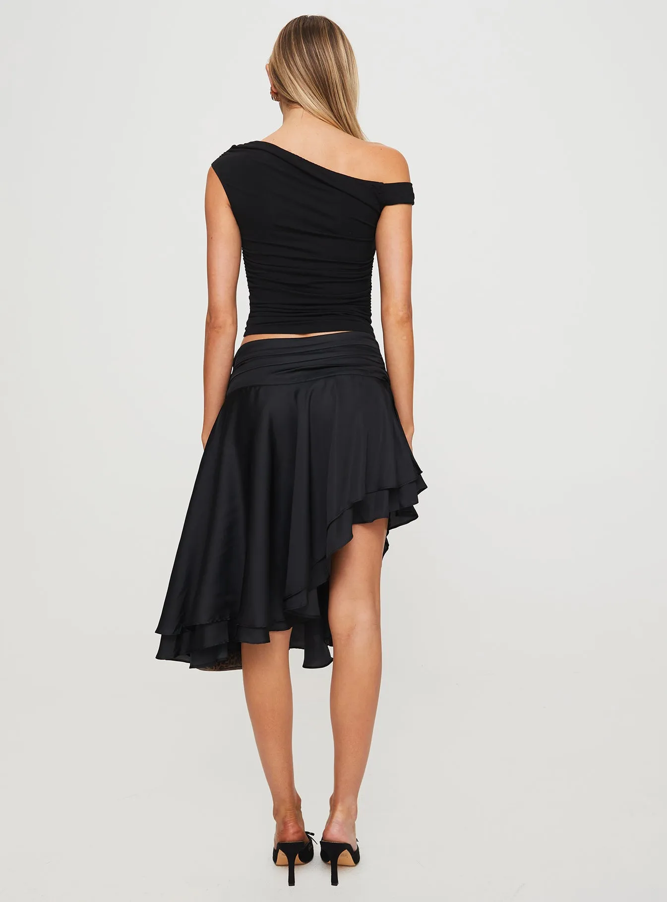 Legacy Midi Skirt Onyx sold by Princess Polly product image thumbnail 5
