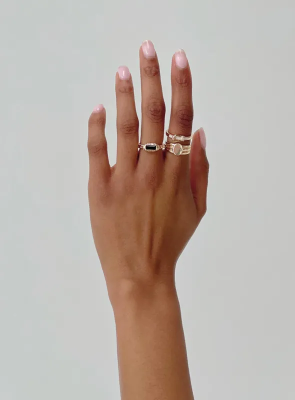 Brazen Ring Pack Gold sold by Princess Polly
