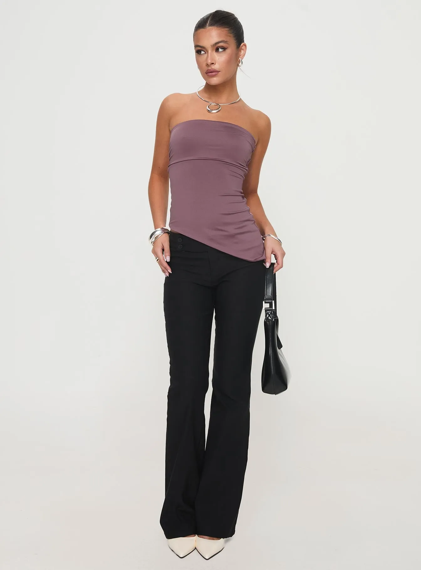 Galan Strapless Top Purple sold by Princess Polly product image thumbnail 3