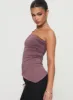Galan Strapless Top Purple sold by Princess Polly