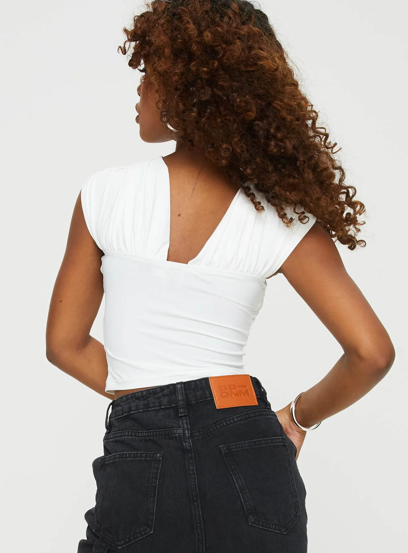 Dassi Twist Top White sold by Princess Polly product image thumbnail 5