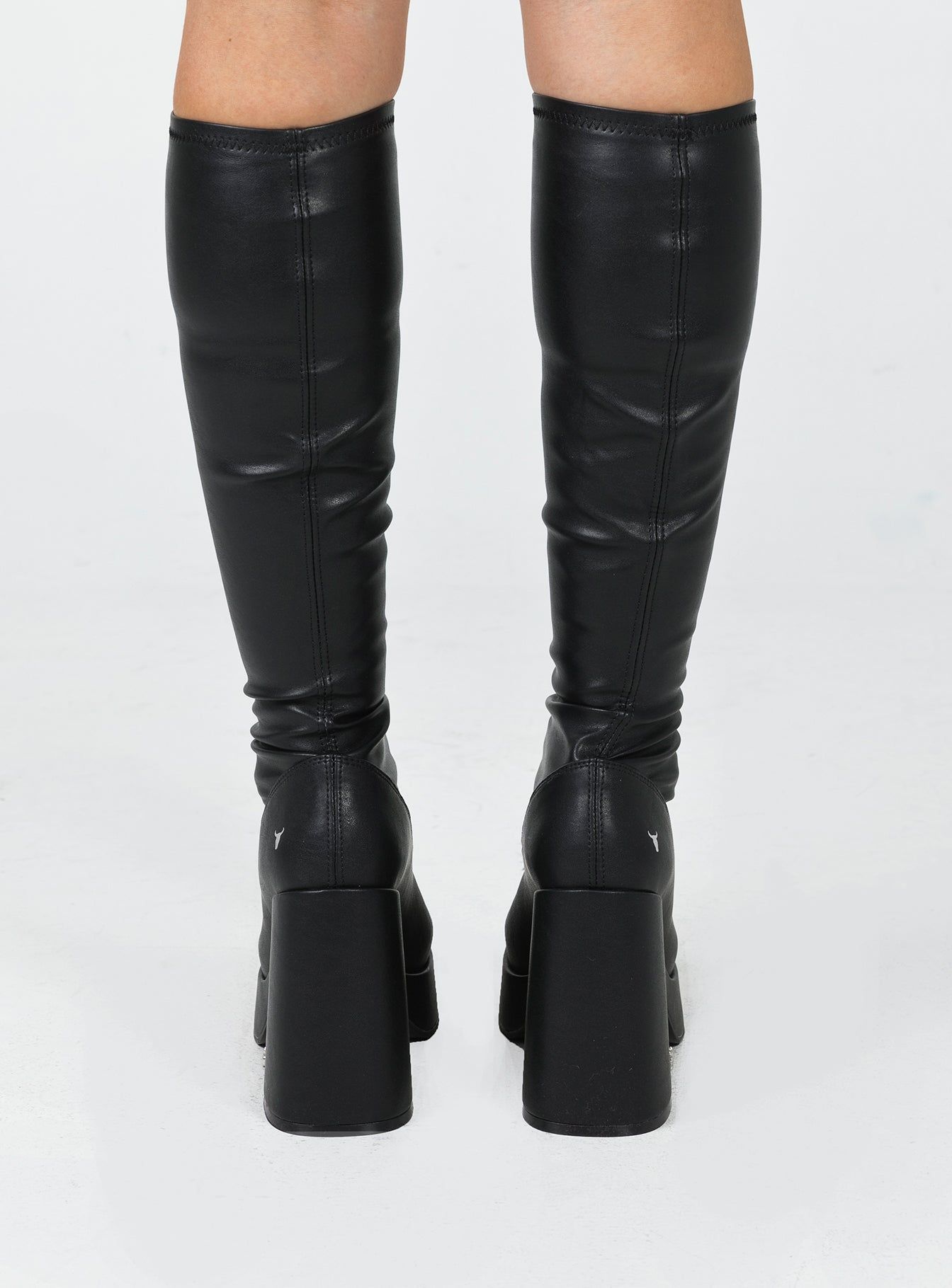 Windsor Smith Highkey Platform Knee High Boots Black sold by Princess Polly product image thumbnail 4