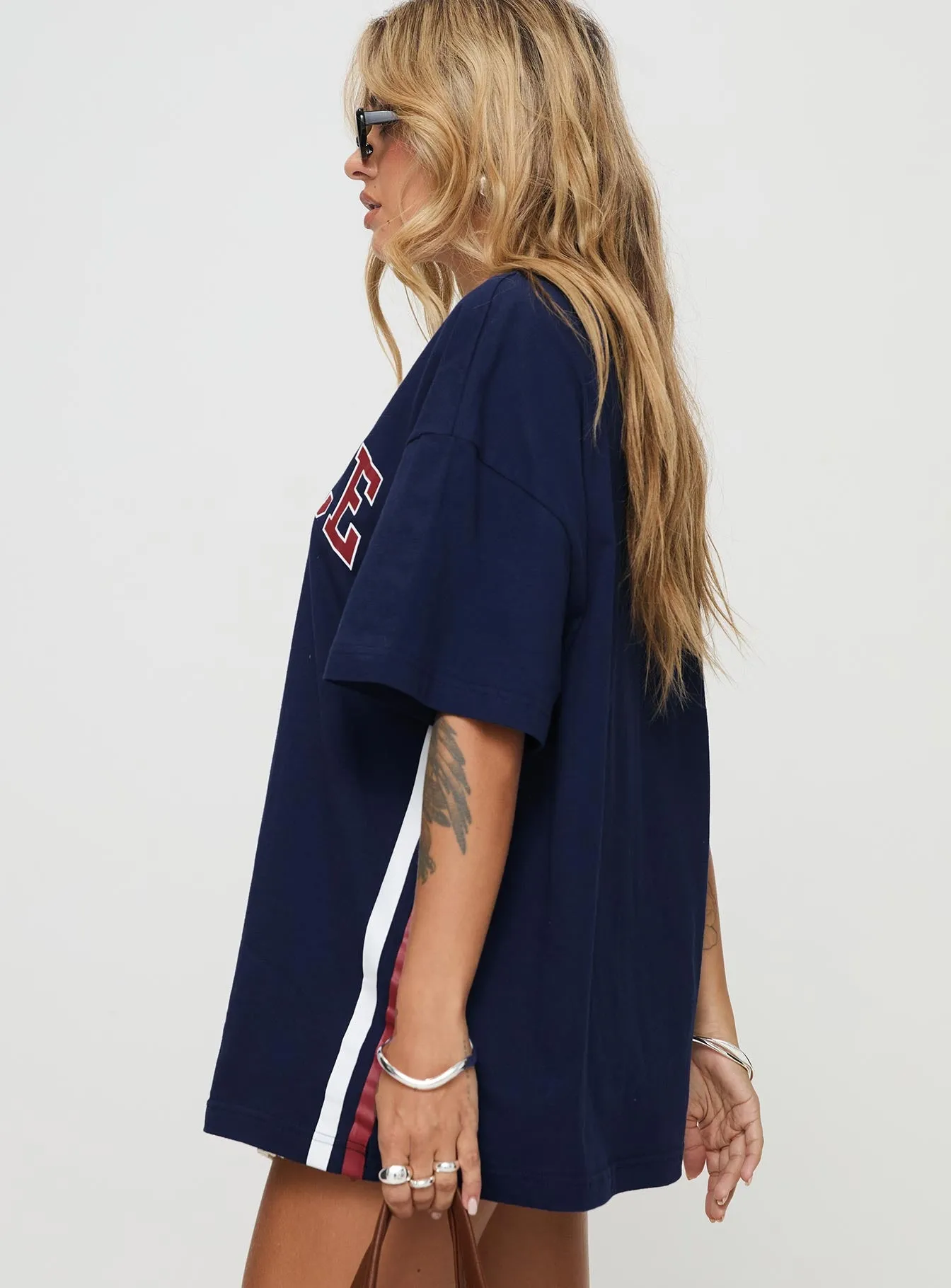 Goal France Oversized Tee Blue sold by Princess Polly product image thumbnail 4