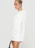 Carters Long Sleeve Mini Dress White Petite sold by Princess Polly