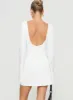 Carters Long Sleeve Mini Dress White Petite sold by Princess Polly